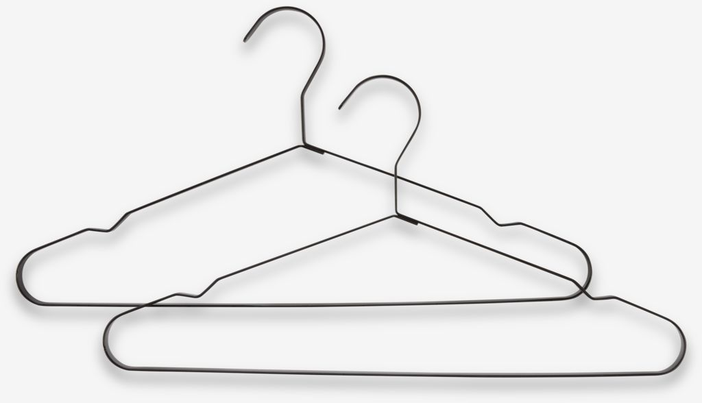 Hangers MATTIS L42cm pack of 2 metal - Amazon