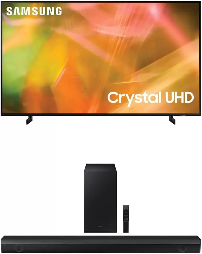 85-Inch Class Crystal 4K UHD AU8000 Series HDR, 3 HDMI Ports, Motion Xcelerator, Tap View, PC on TV, Q Symphony, Smart TV with Alexa Built-In (UN85AU8000FXZA, 2021 Model) - Amazon