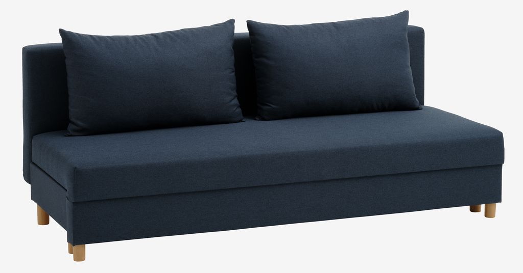 Sofa bed NORSMINDE blue fabric - Amazon