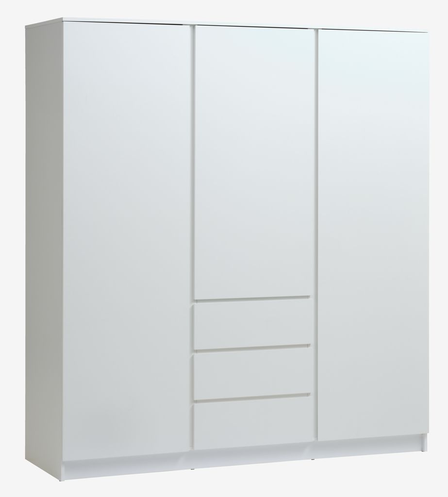 Wardrobe LIMFJORDEN 180x200 combi white - Amazon