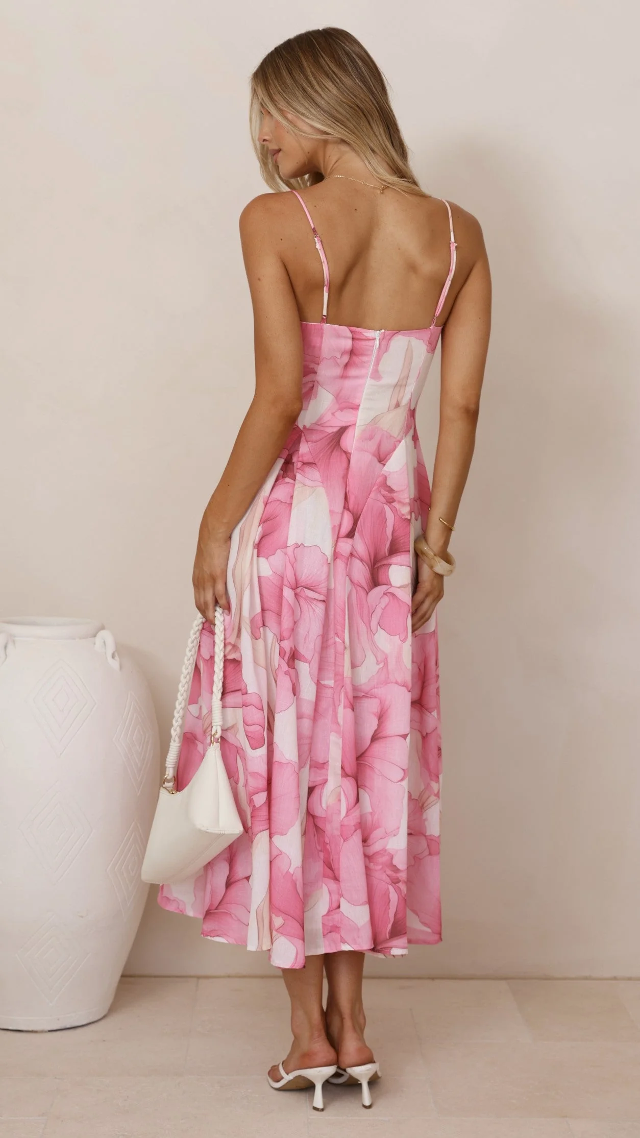 Dallas Maxi Dress - Pink Floral