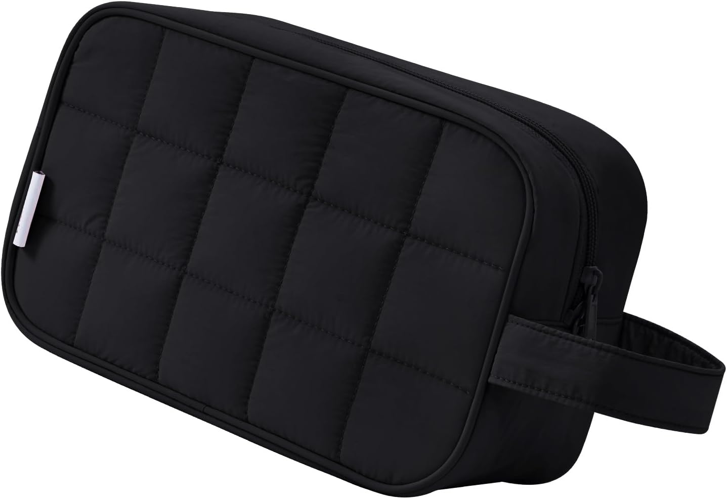 Puffy Travel Toiletry Bag for Traveling Women Girl, Travel Bag for Toiletries, Cute Travel Makeup Bag Organizer, Quilted Cosmetic Bag Make Up Skincare Medicine Bags