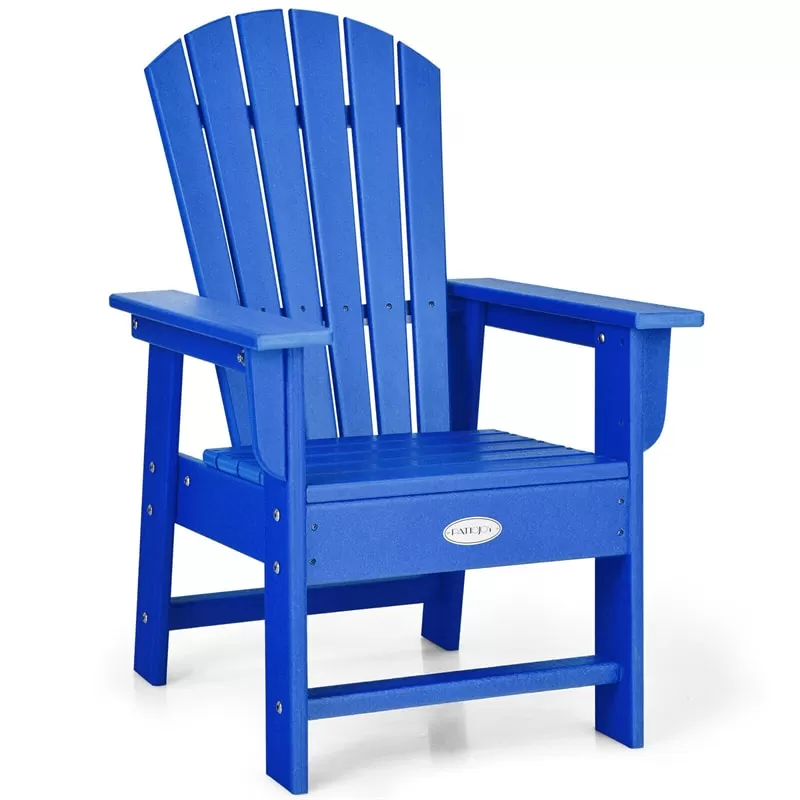 Patio Kids Adirondack Chair Outdoor Chair with Ergonomic Backrest - Amazon