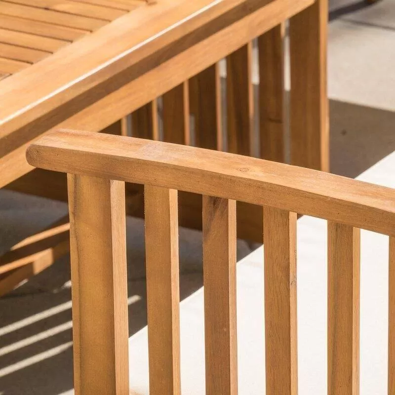 Solid Wood 8 - Person Seating Group with Cushions - Amazon