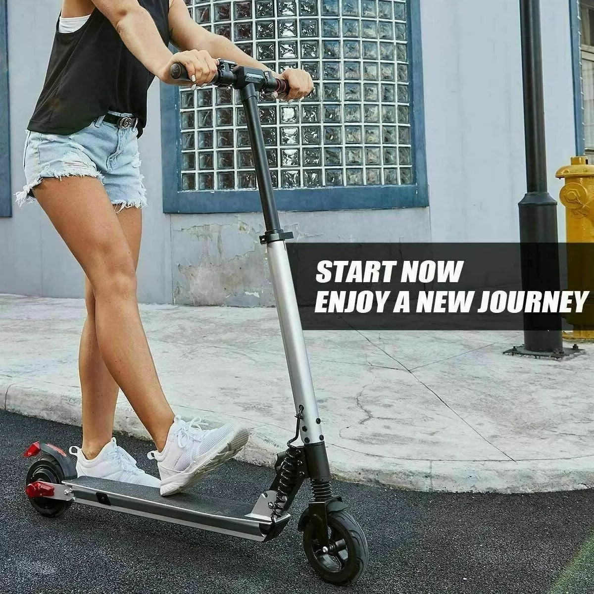 Powered Folding Electric Scooter For Adults Portable Commuter - Amazon