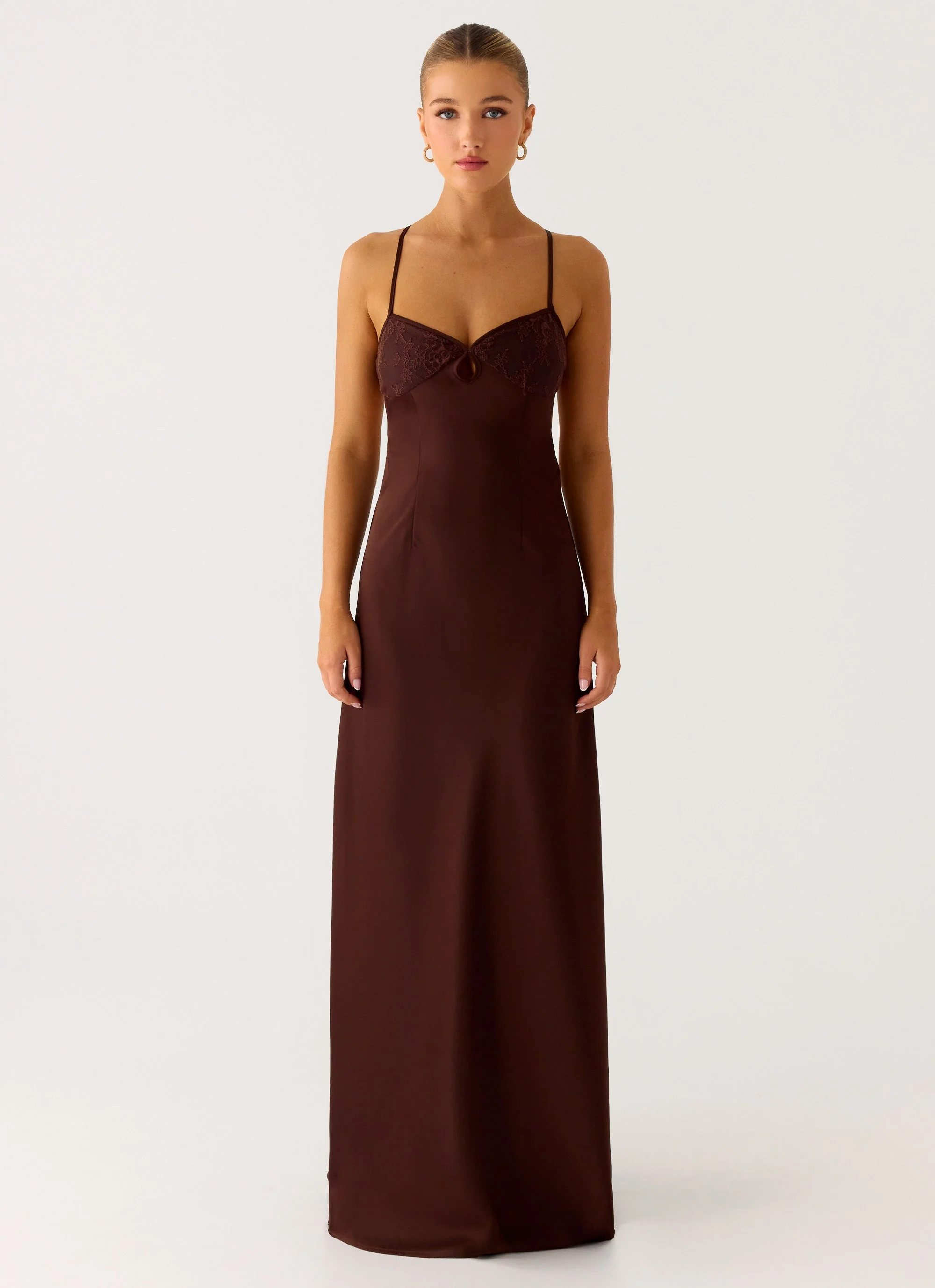Joanie Maxi Dress - Chocolate