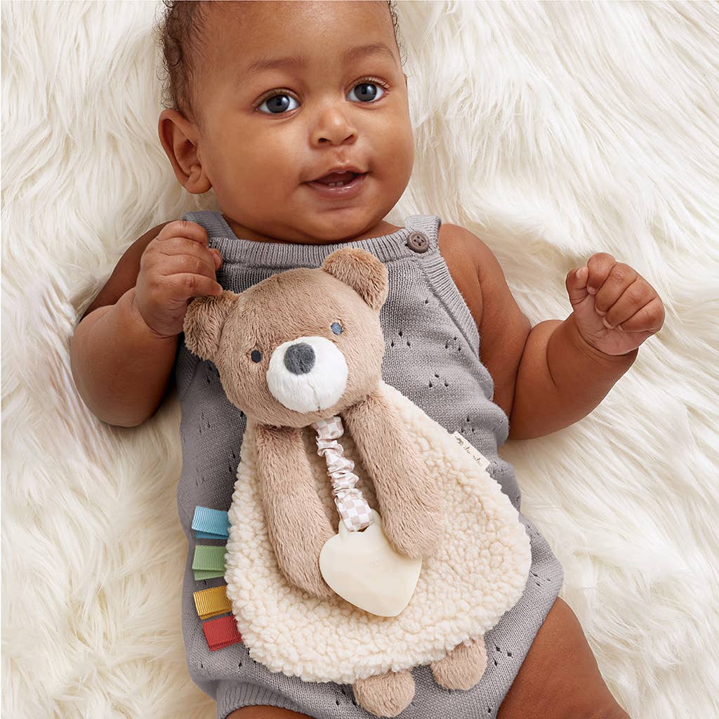 *NEW* Theo the Bear Itzy Lovey? Itzy Ritzy baby toy