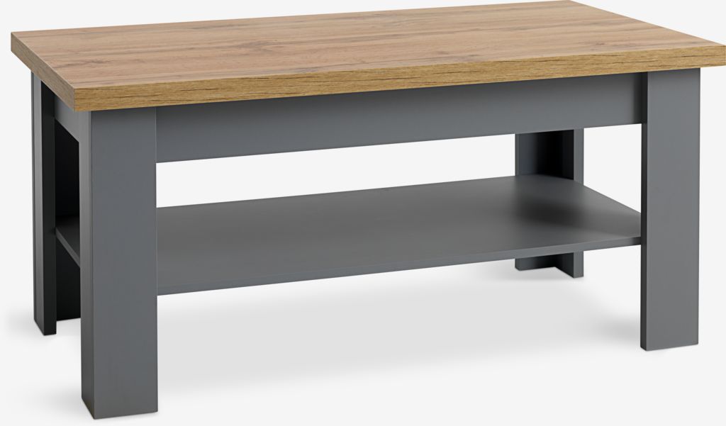 Coffee table MARKSKEL 60x110 grey/oak - Amazon
