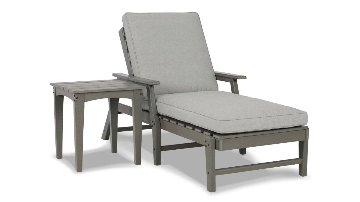 VISOLA OUTDOOR CHAISE LOUNGE WITH CUSHION