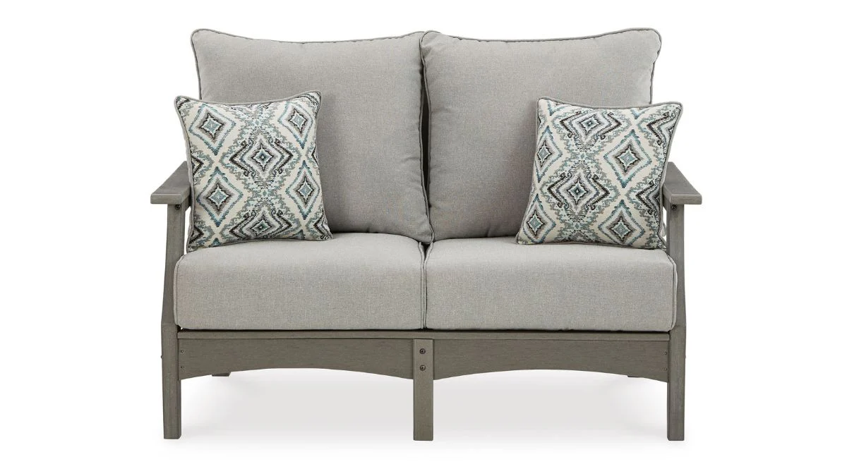 VISOLA OUTDOOR LOVESEAT WITH CUSHION