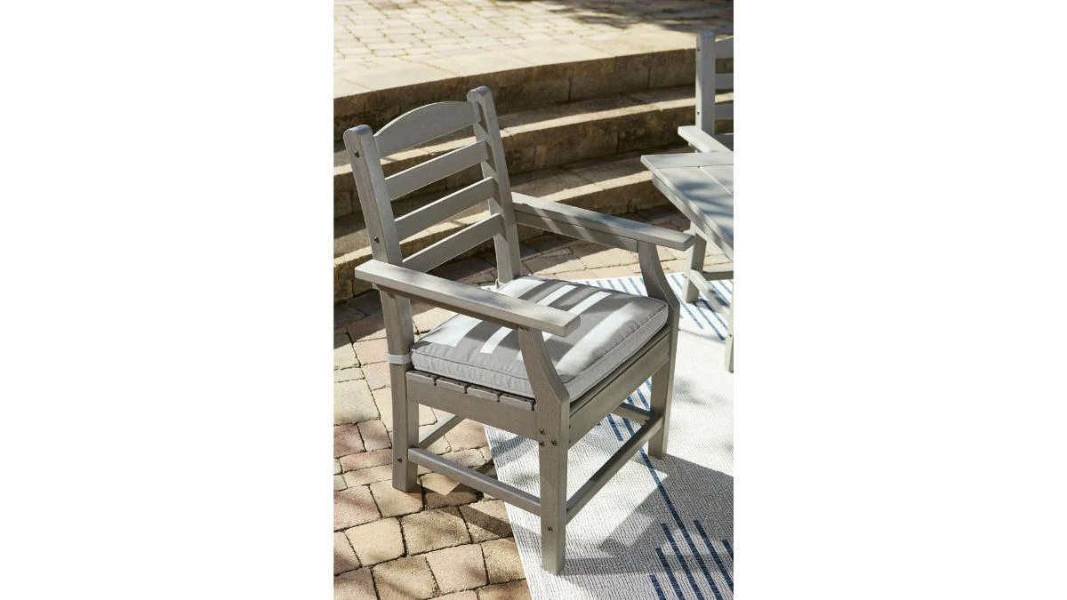 VISOLA OUTDOOR ARM CHAIR WITH CUSHION (SET OF 2)