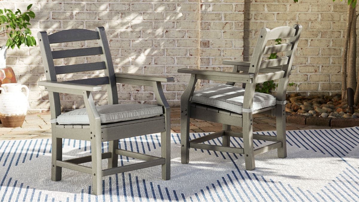 VISOLA OUTDOOR ARM CHAIR WITH CUSHION (SET OF 2)