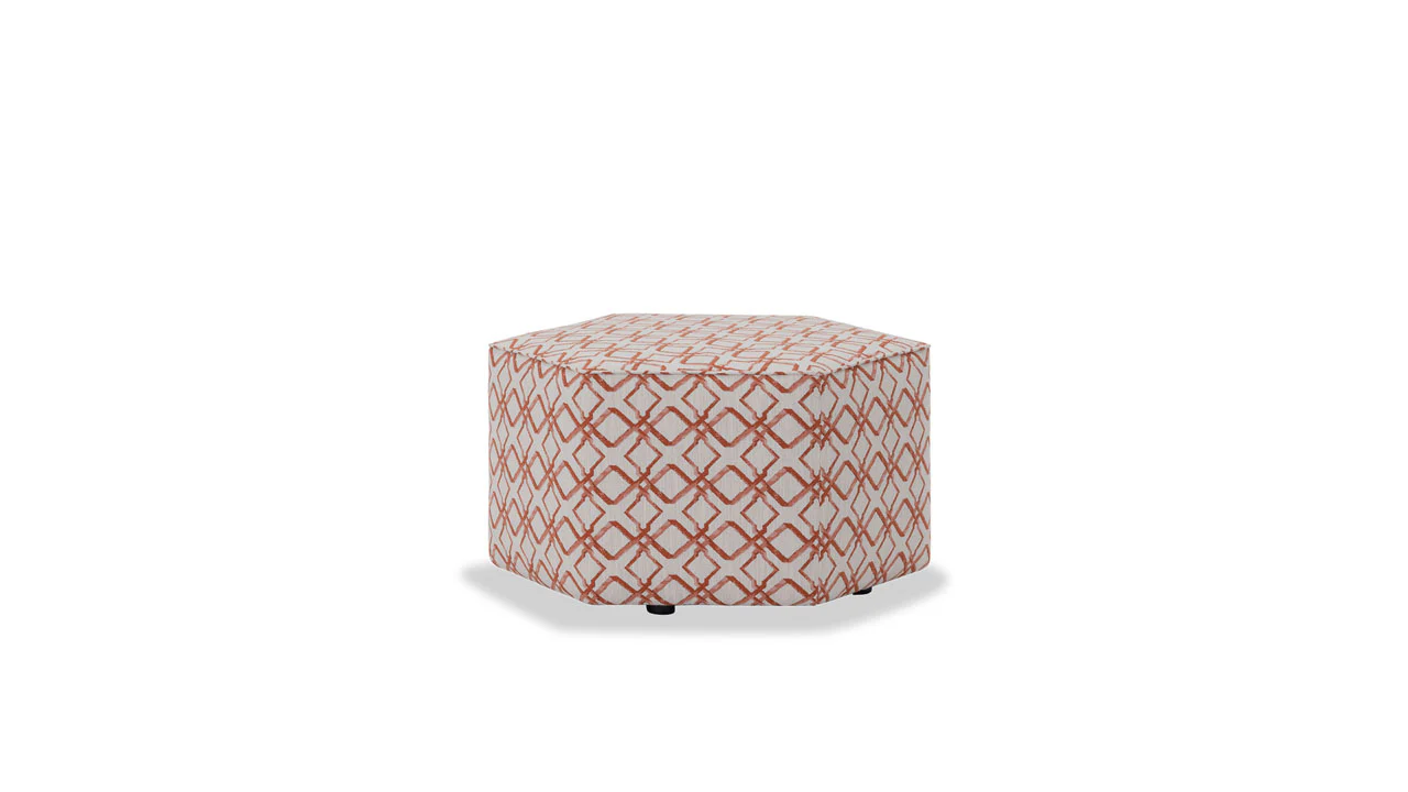 Mingle Hexagon Medium Ottoman