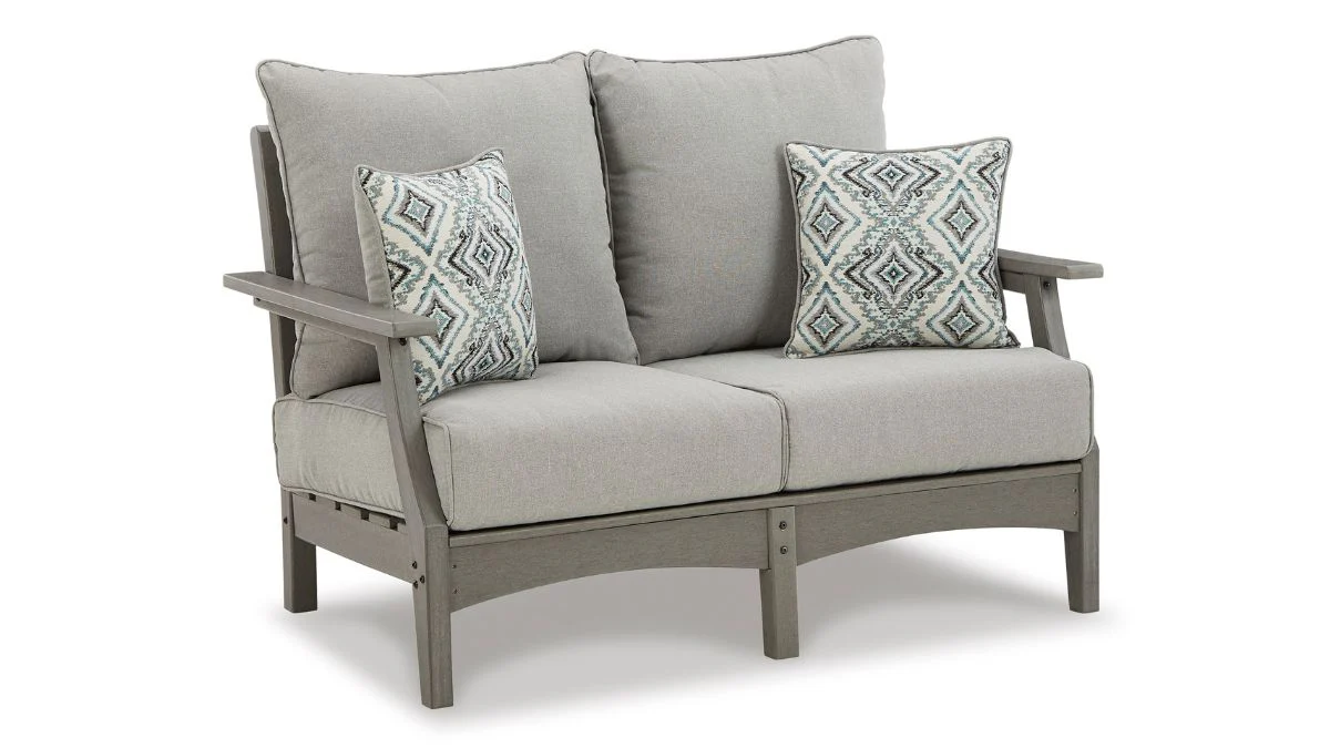 VISOLA OUTDOOR LOVESEAT WITH CUSHION