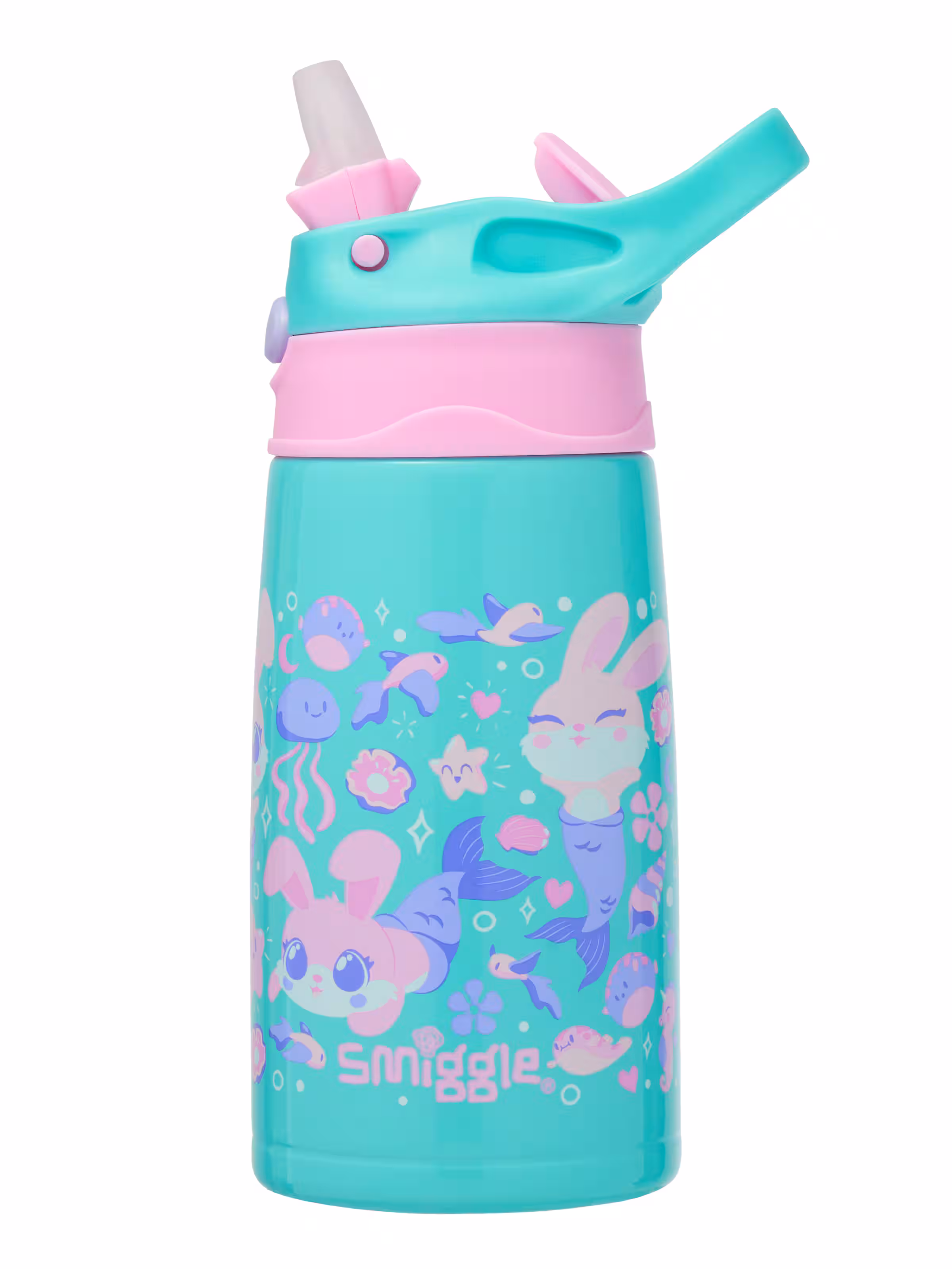 Curious Junior Stainless Steel Flip Drink Bottle 400Ml