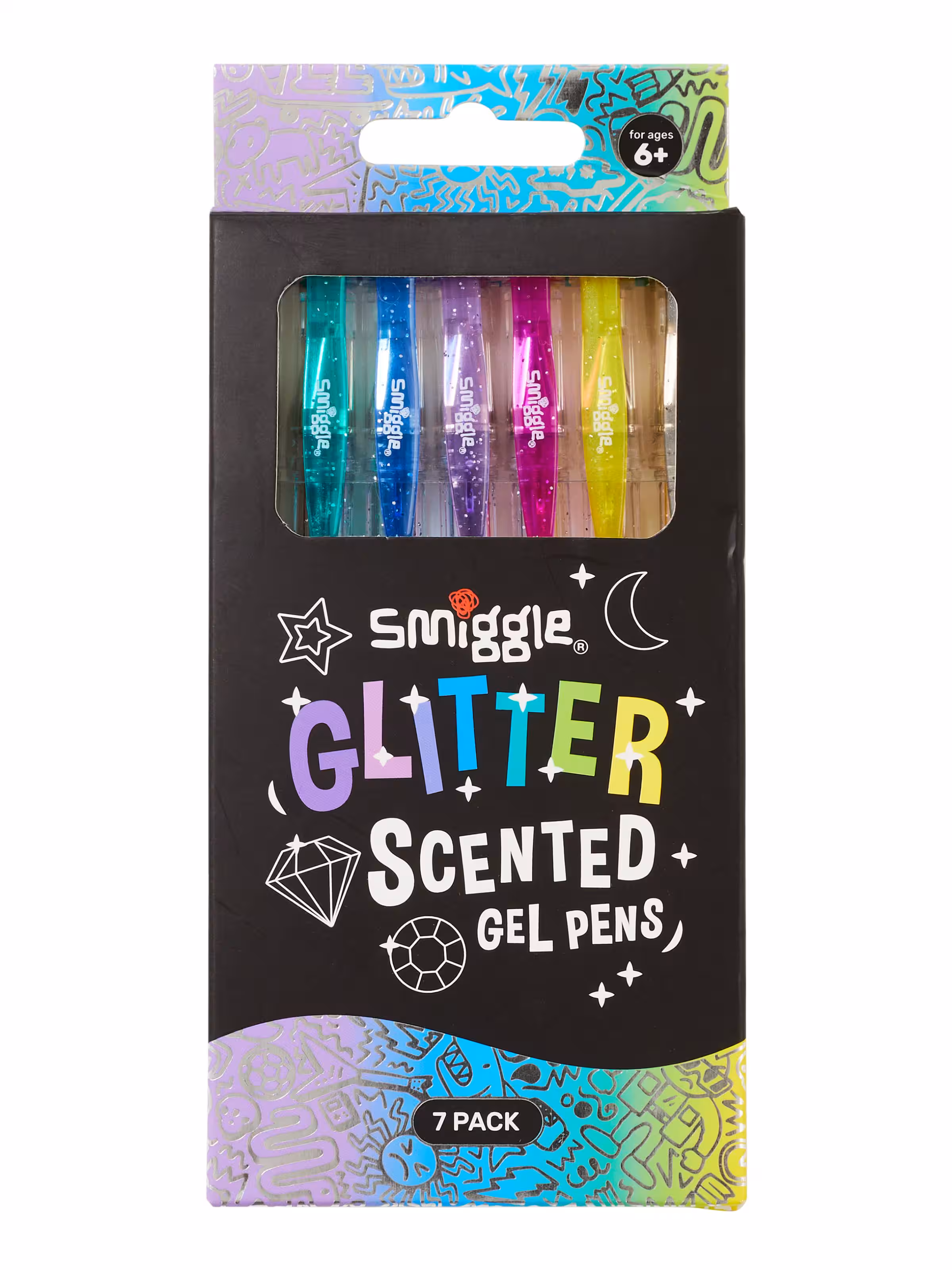 Glitter Scented Gel Pens Pack X7
