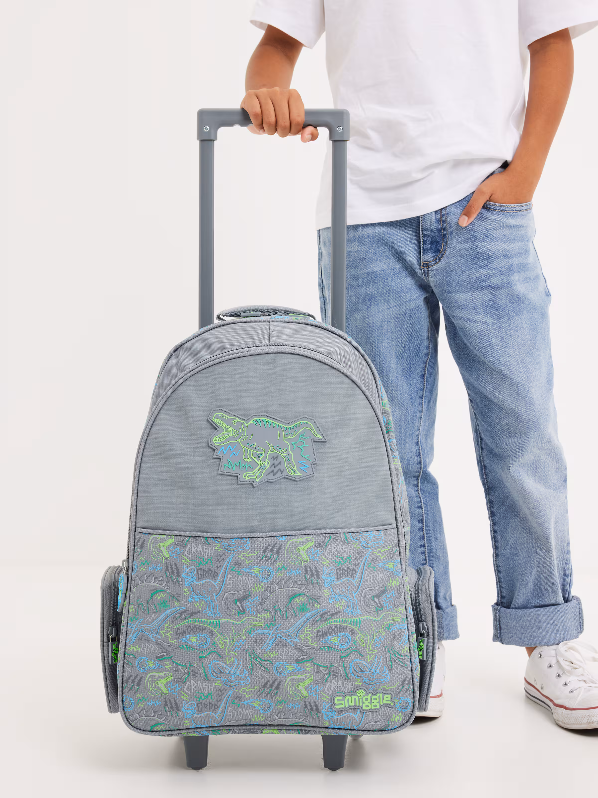 Super Charge Trolley Backpack With Light Up Wheels