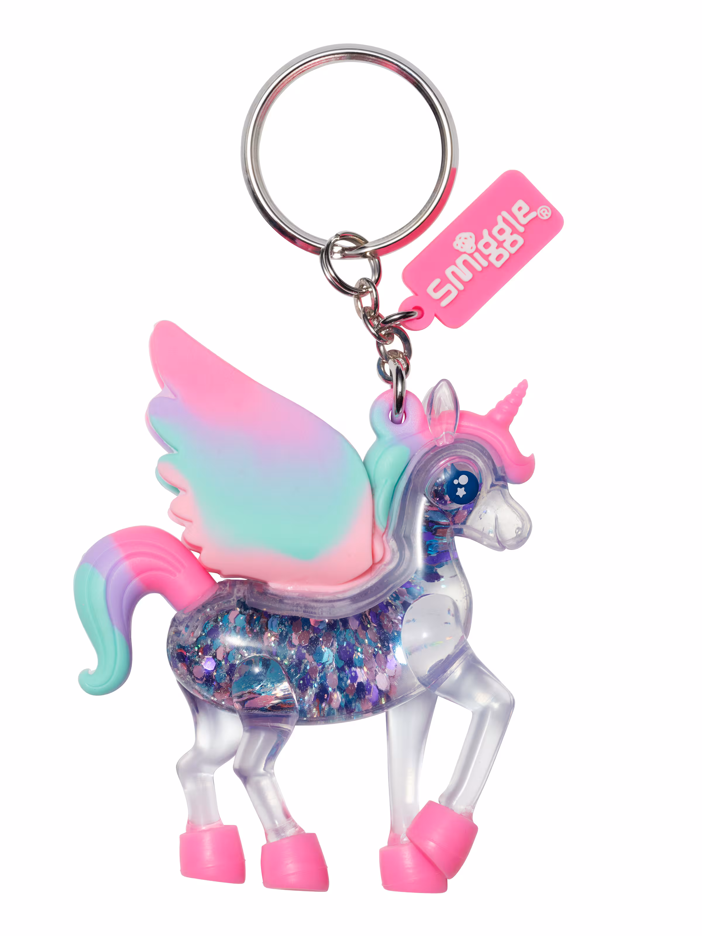 Glitter Unicorn Keyring