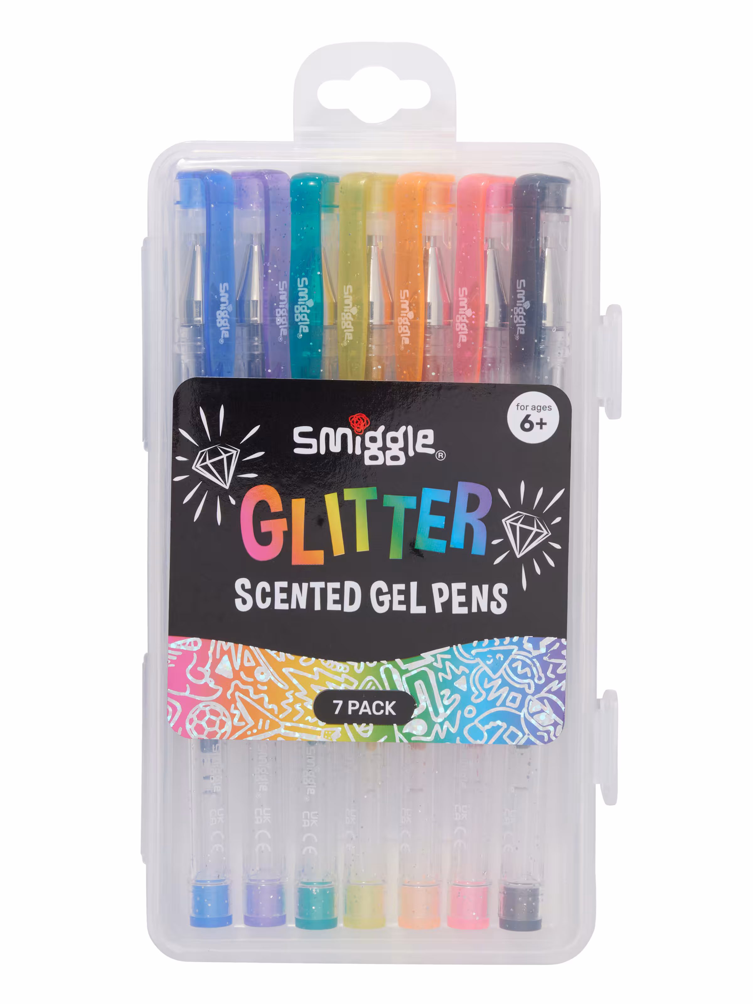 Glitter Scented Gel Pens Pack X7