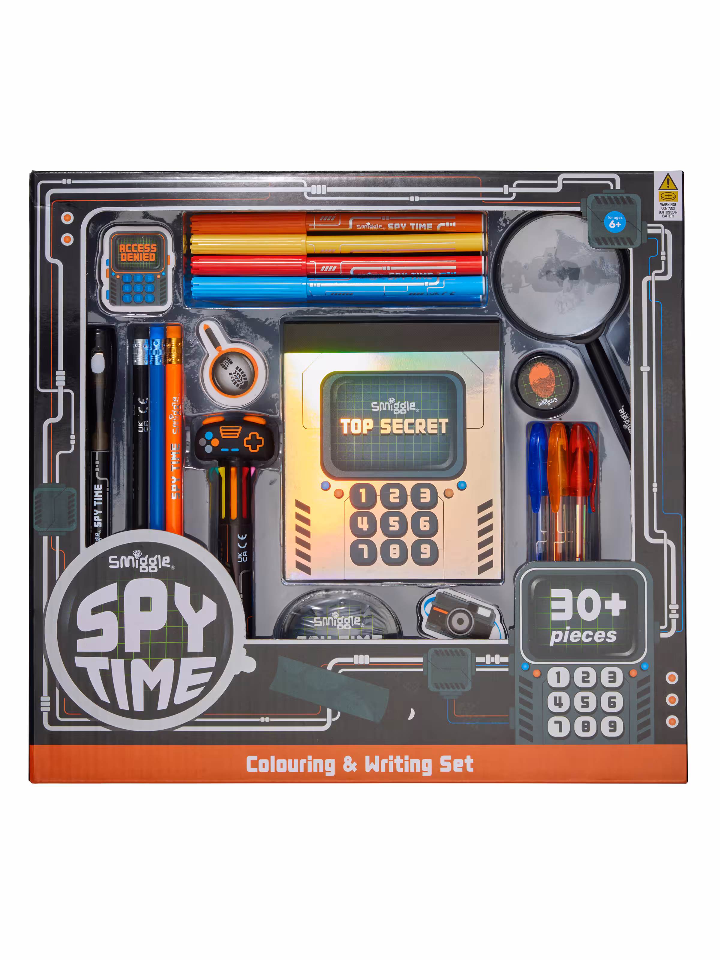Spy Time Colouring And Writing Set