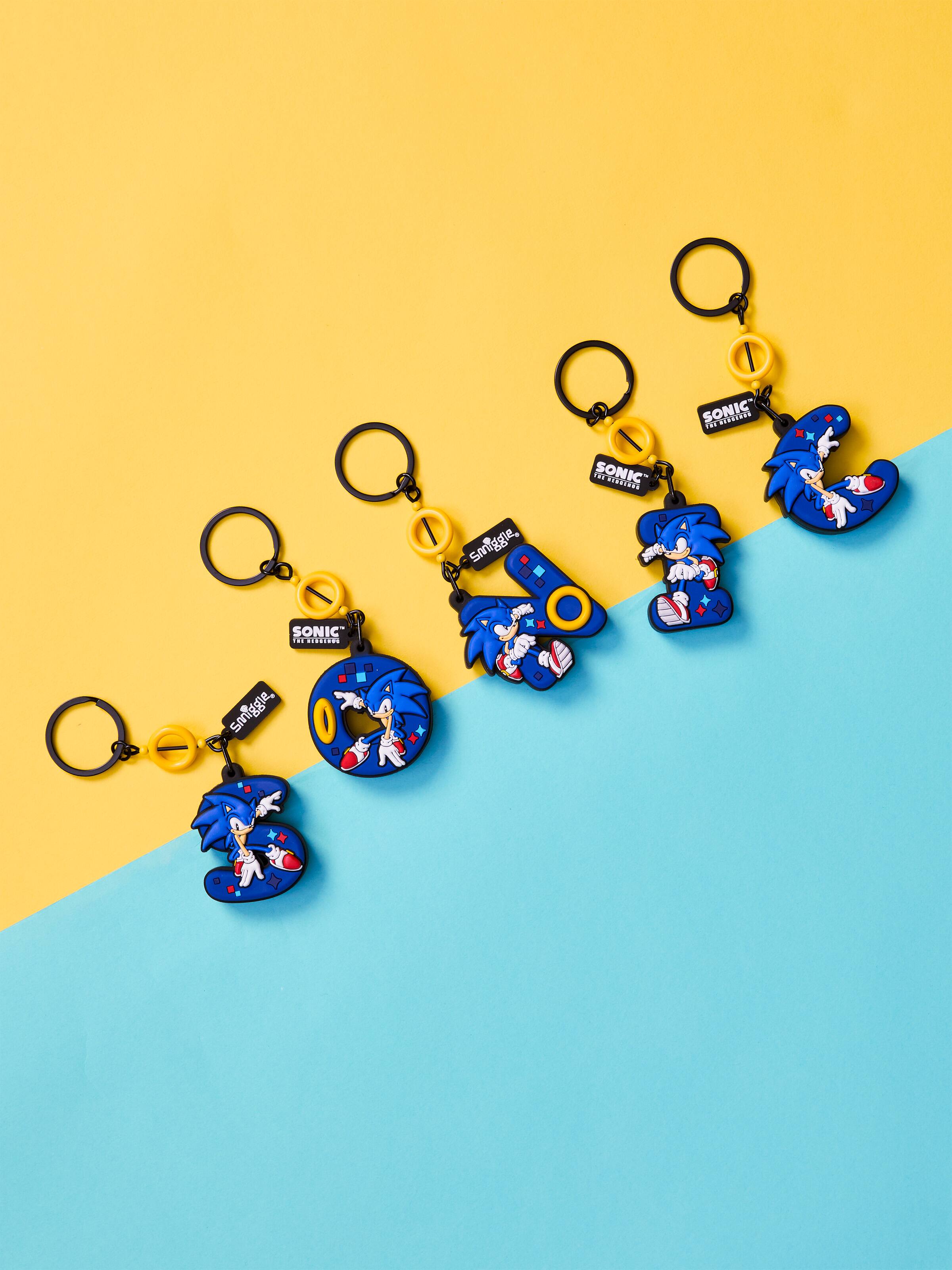 Sonic The Hedgehog Alphabet Keyring
