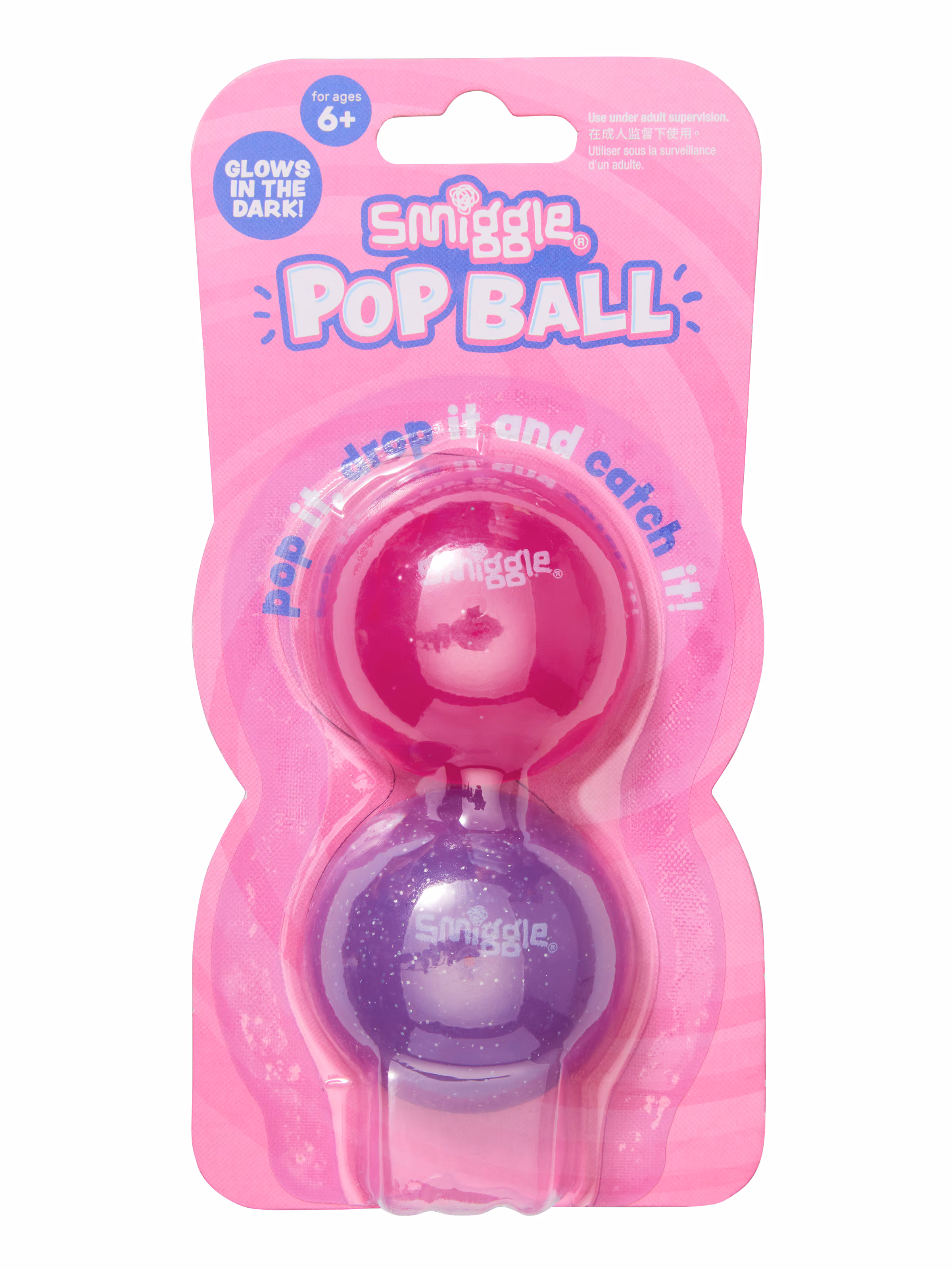 Glow In The Dark Pop Ball X2