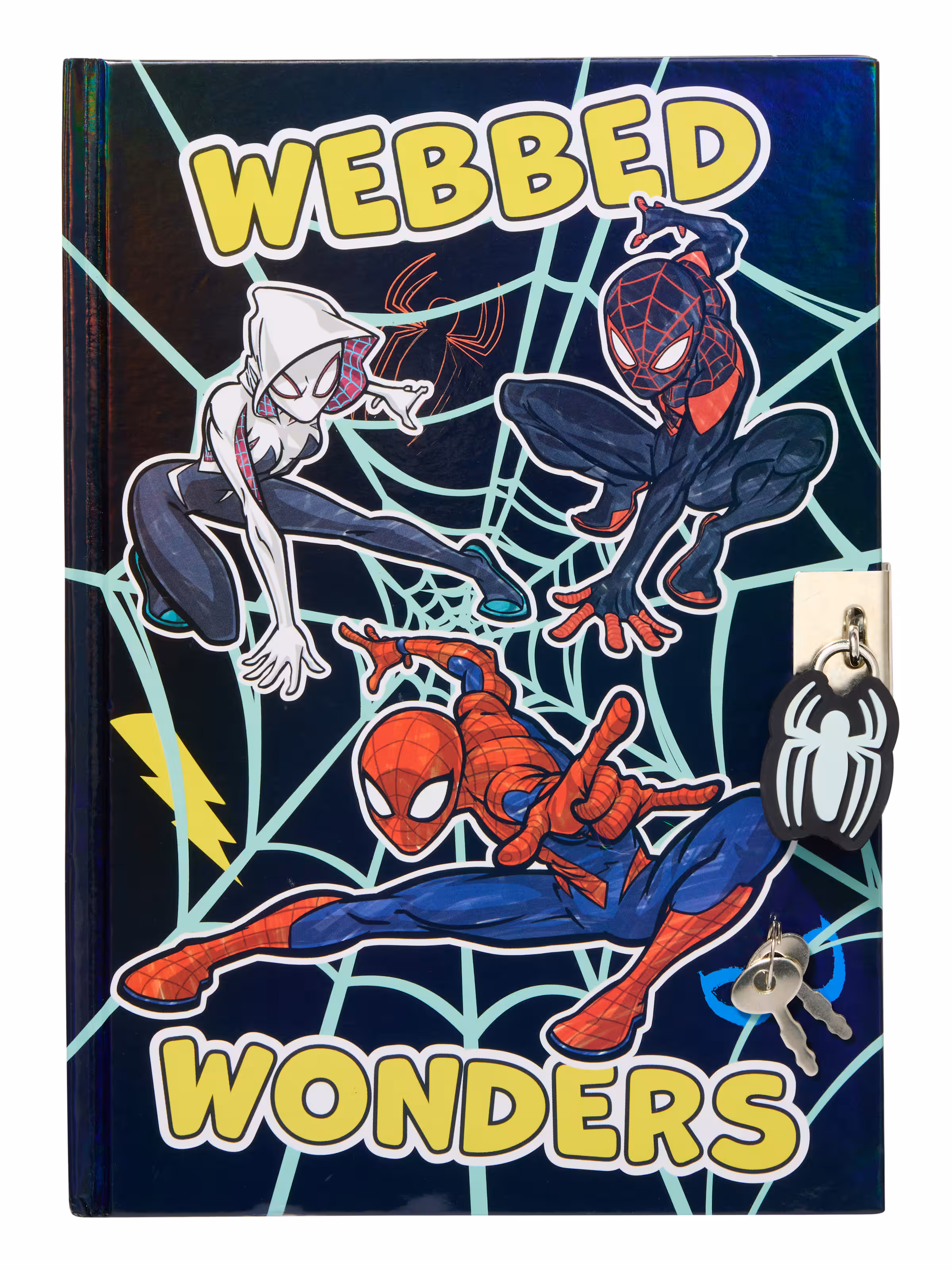 Spider-Man A5 Lockable Notebook