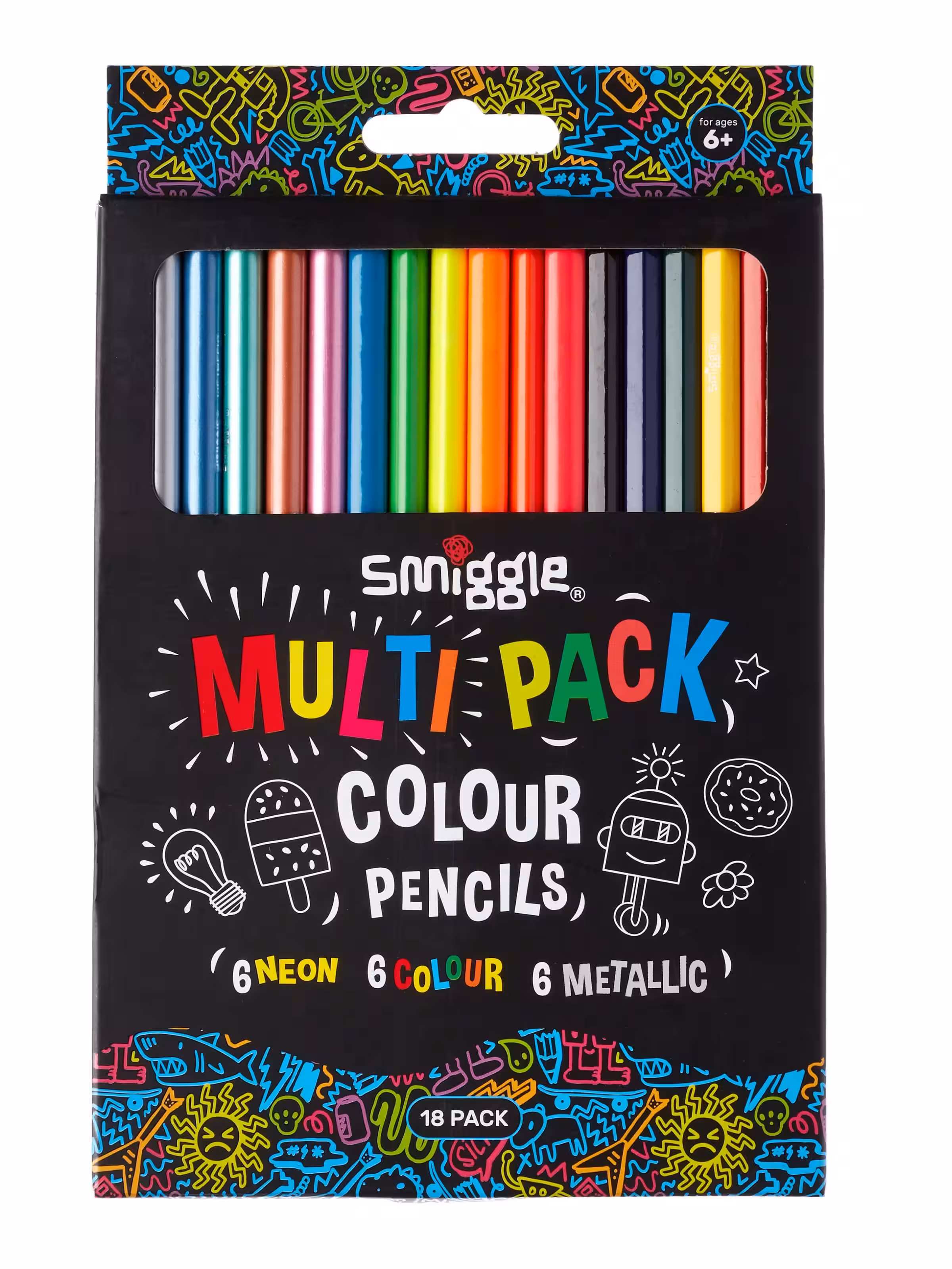 Multi Pack Colour Pencils X18