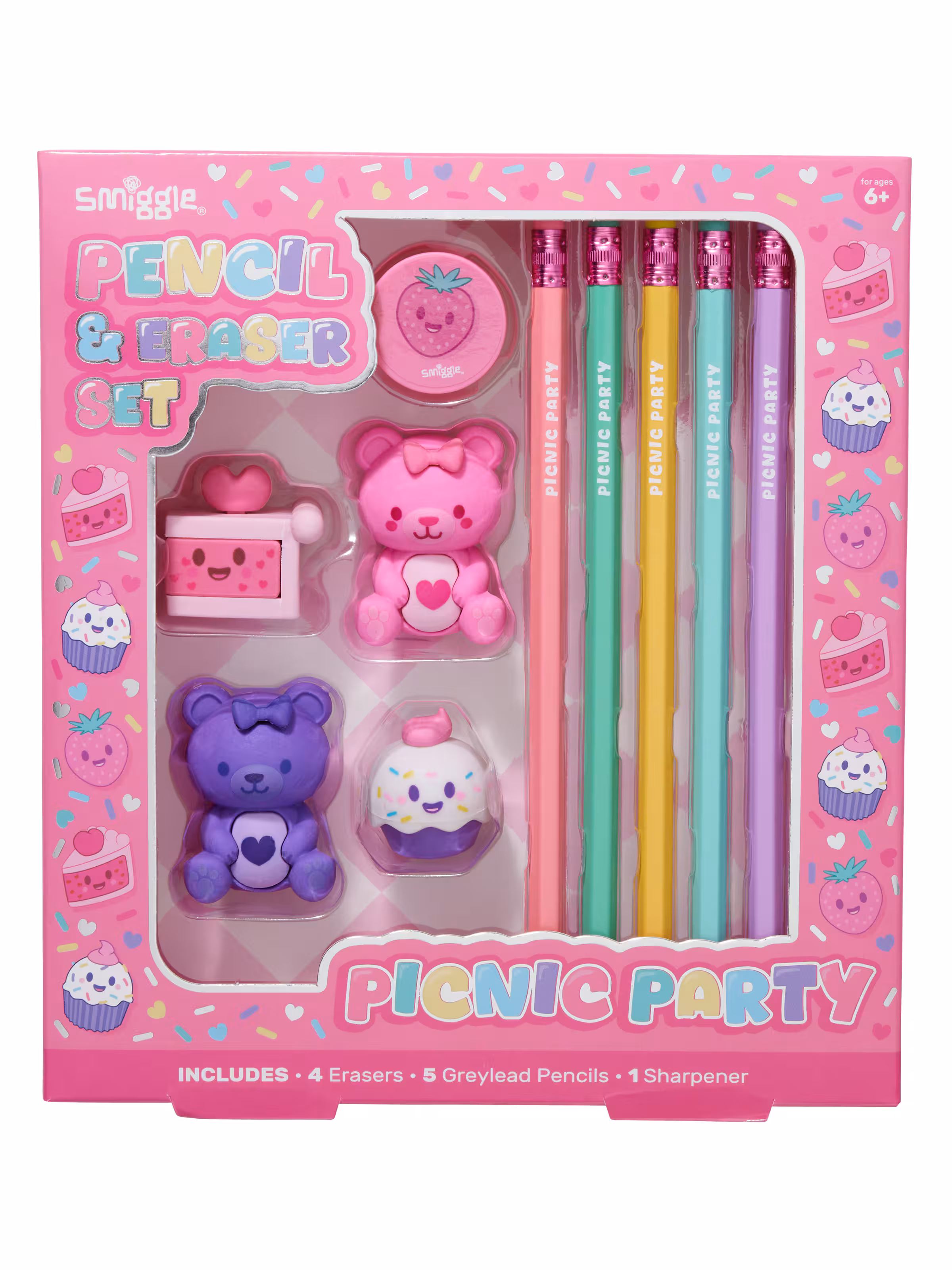 Super Speed Pencil & Eraser Set