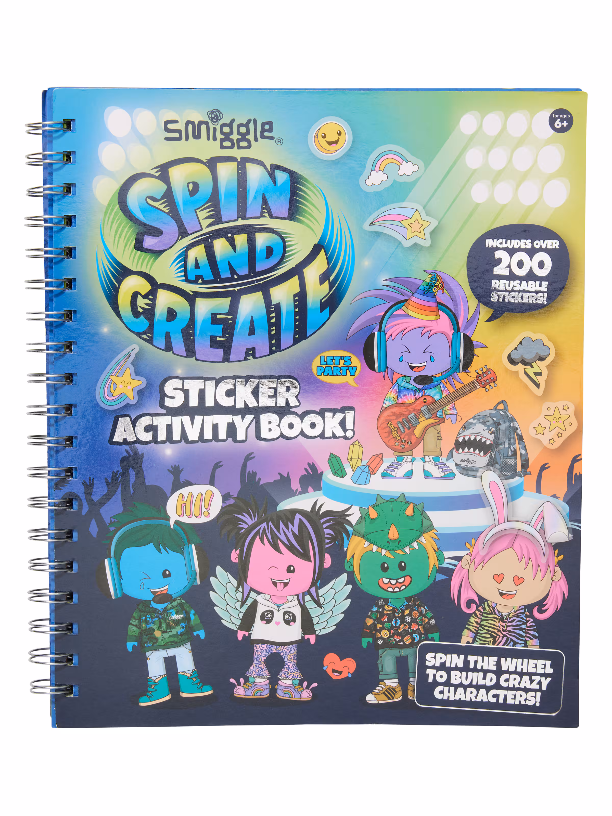 Spin & Create Sticker Activity Book