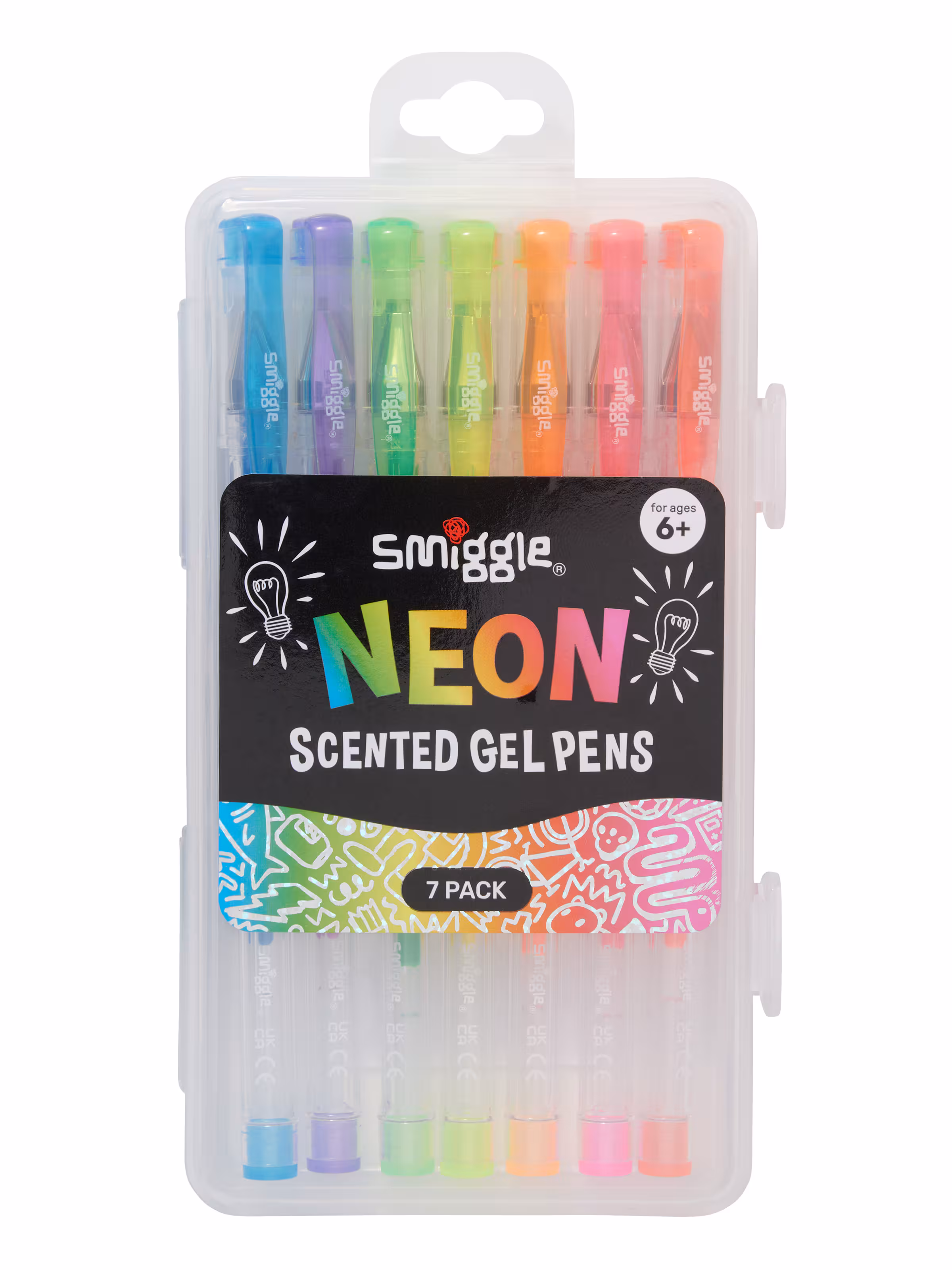 Neon Scented Gel Pens Pack X7