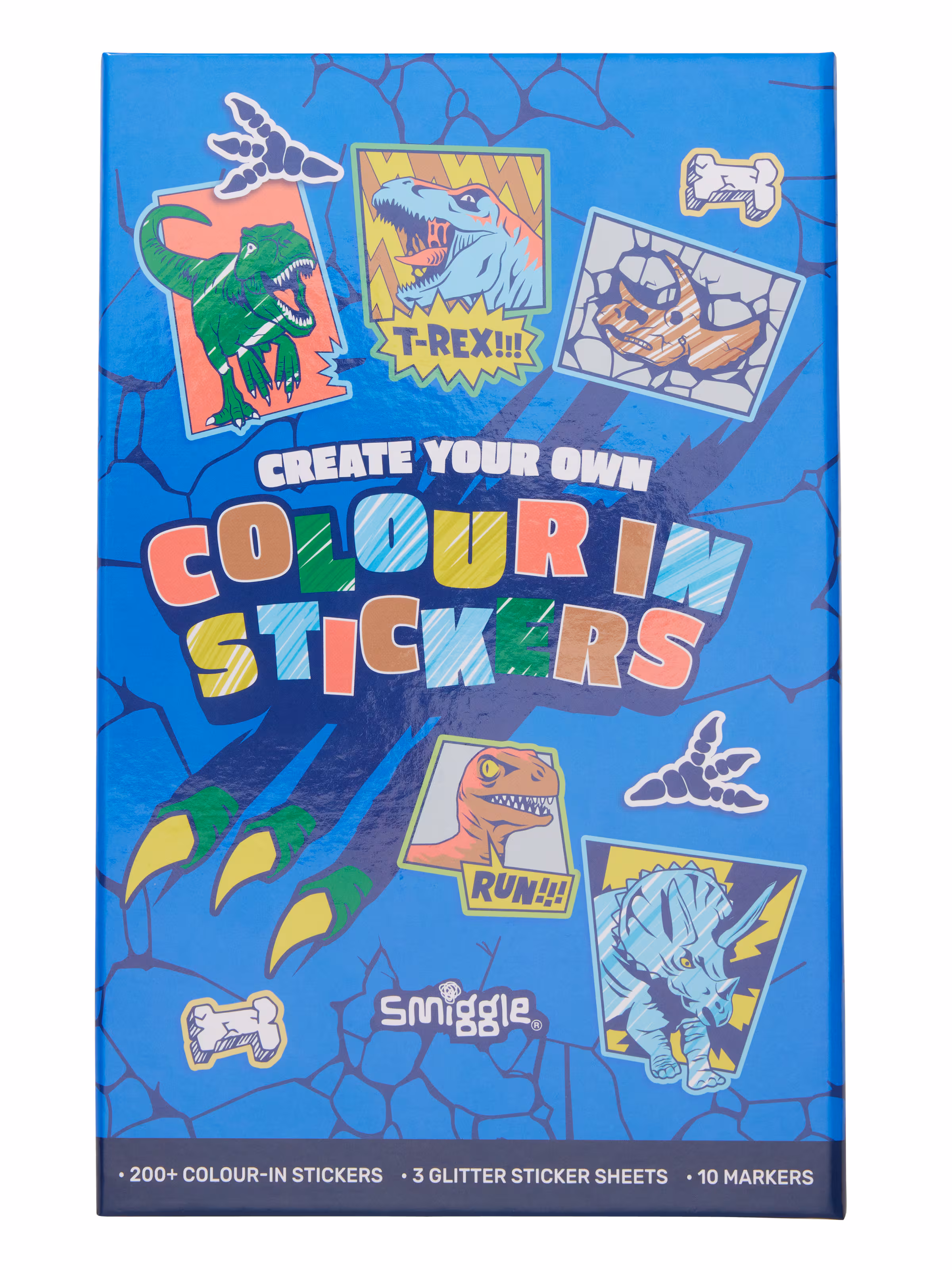 Colour In Stickers Book Activity Box