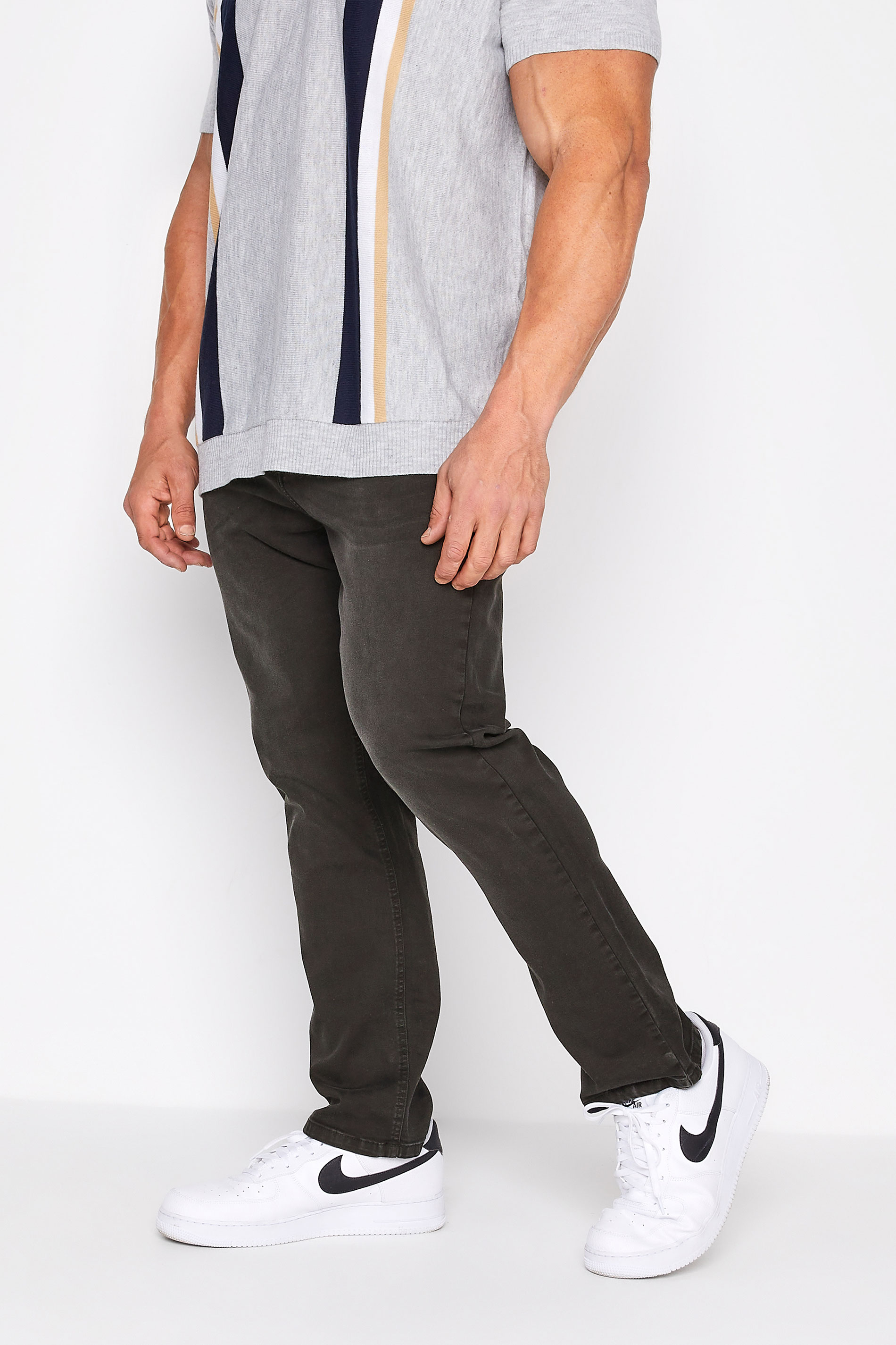 BadRhino BadRhino Big & Tall Black Washed Stretch Jeans