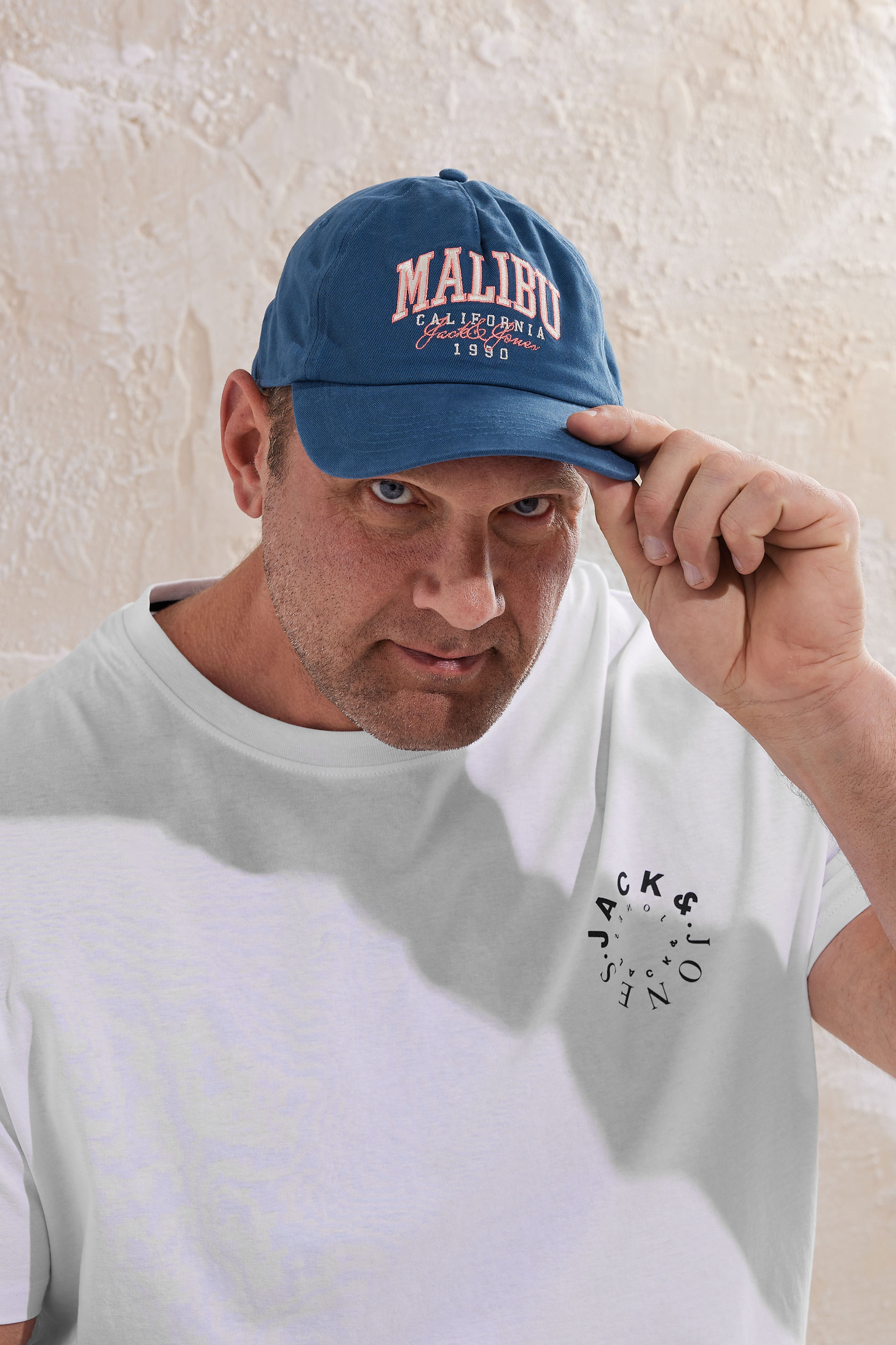 Jack & Jones JACK & JONES Big & Tall Oceanview Blue Baseball Cap