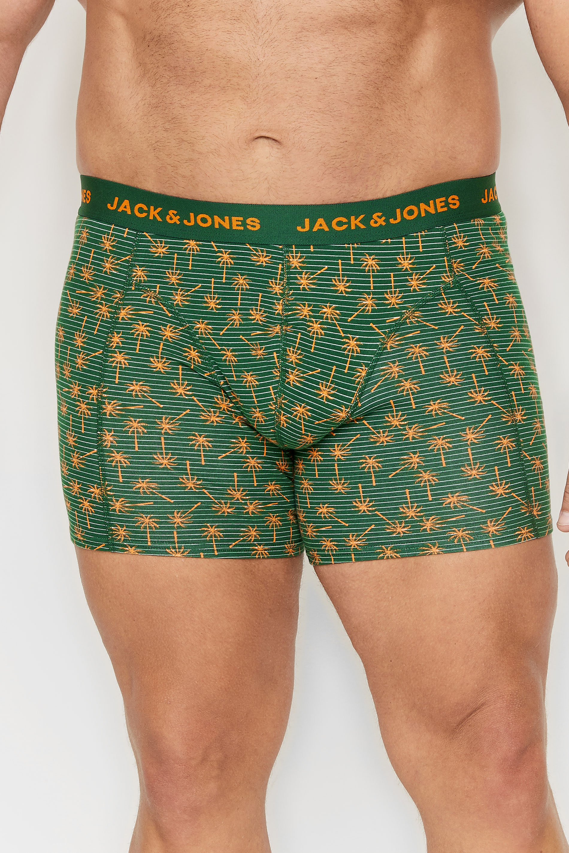 Jack & Jones JACK & JONES Green 3 Pack Boxers