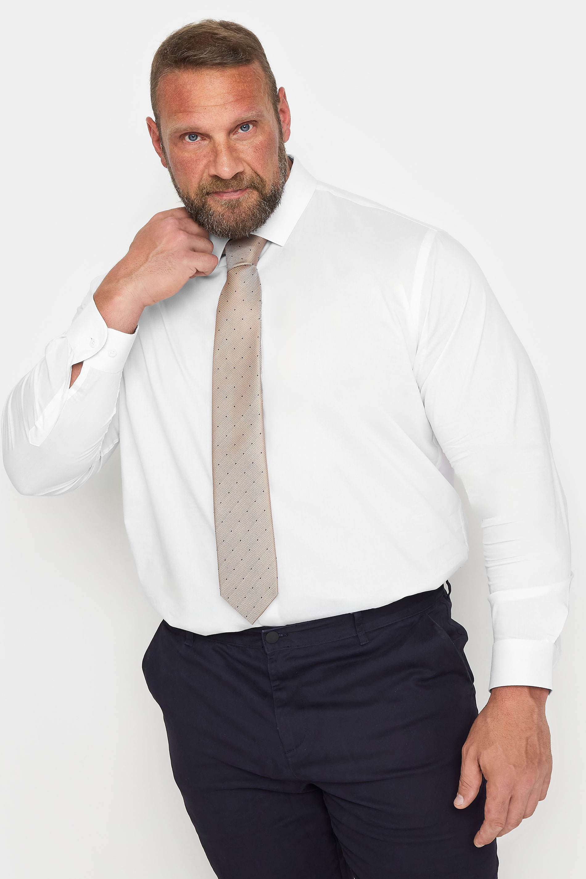 BadRhino BadRhino Tailoring Brown 2 PACK Textured Dot Ties