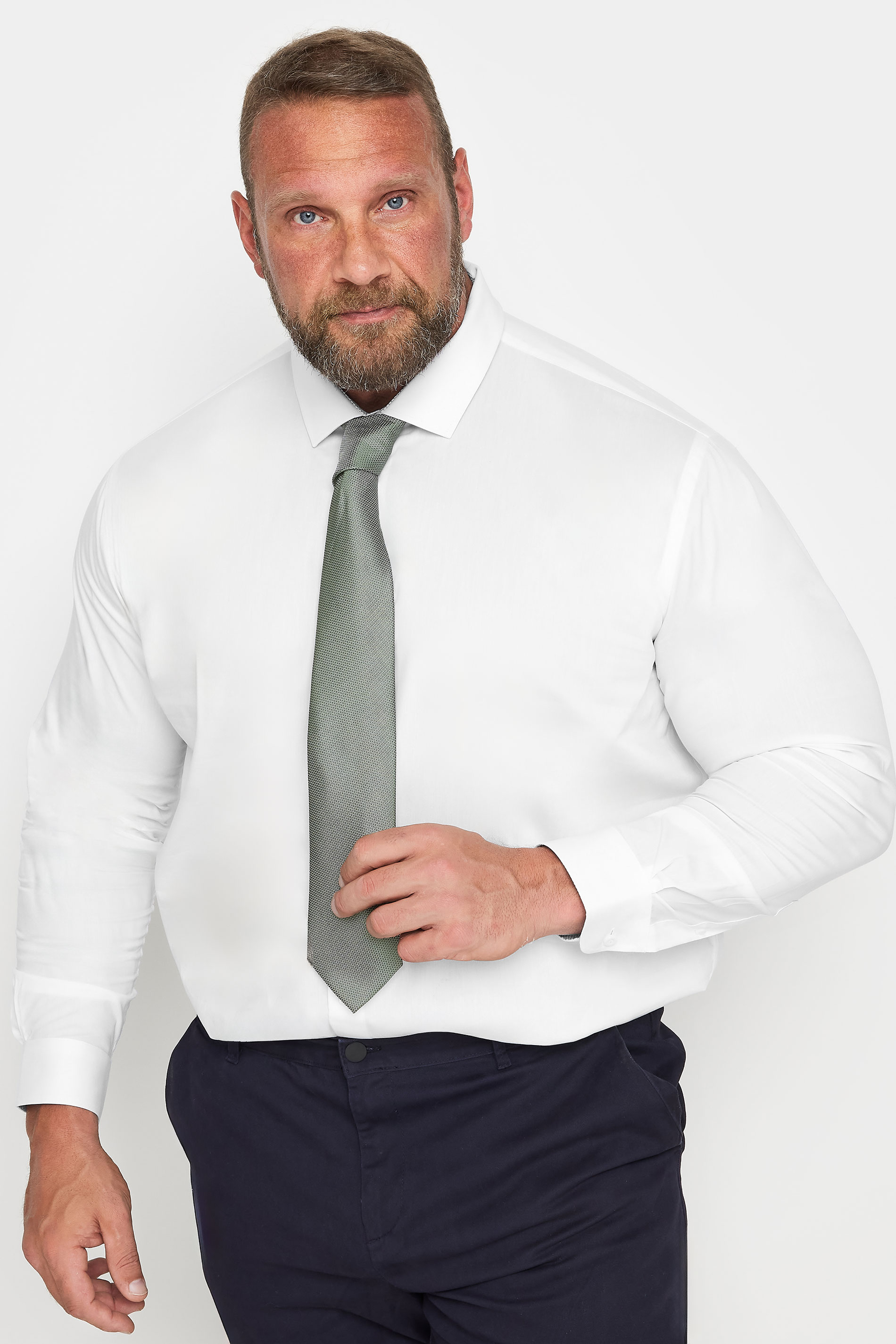 BadRhino BadRhino Tailoring Sage Green Textured Tie