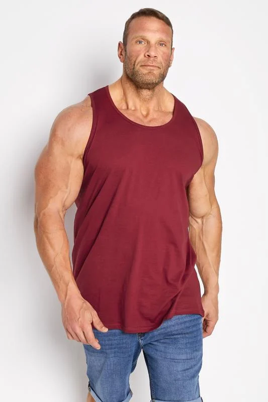 D555 D555 Big & Tall Red Core Muscle Vest
