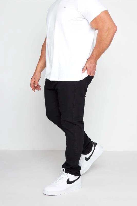 BadRhino BadRhino Big & Tall Black Stretch Jeans