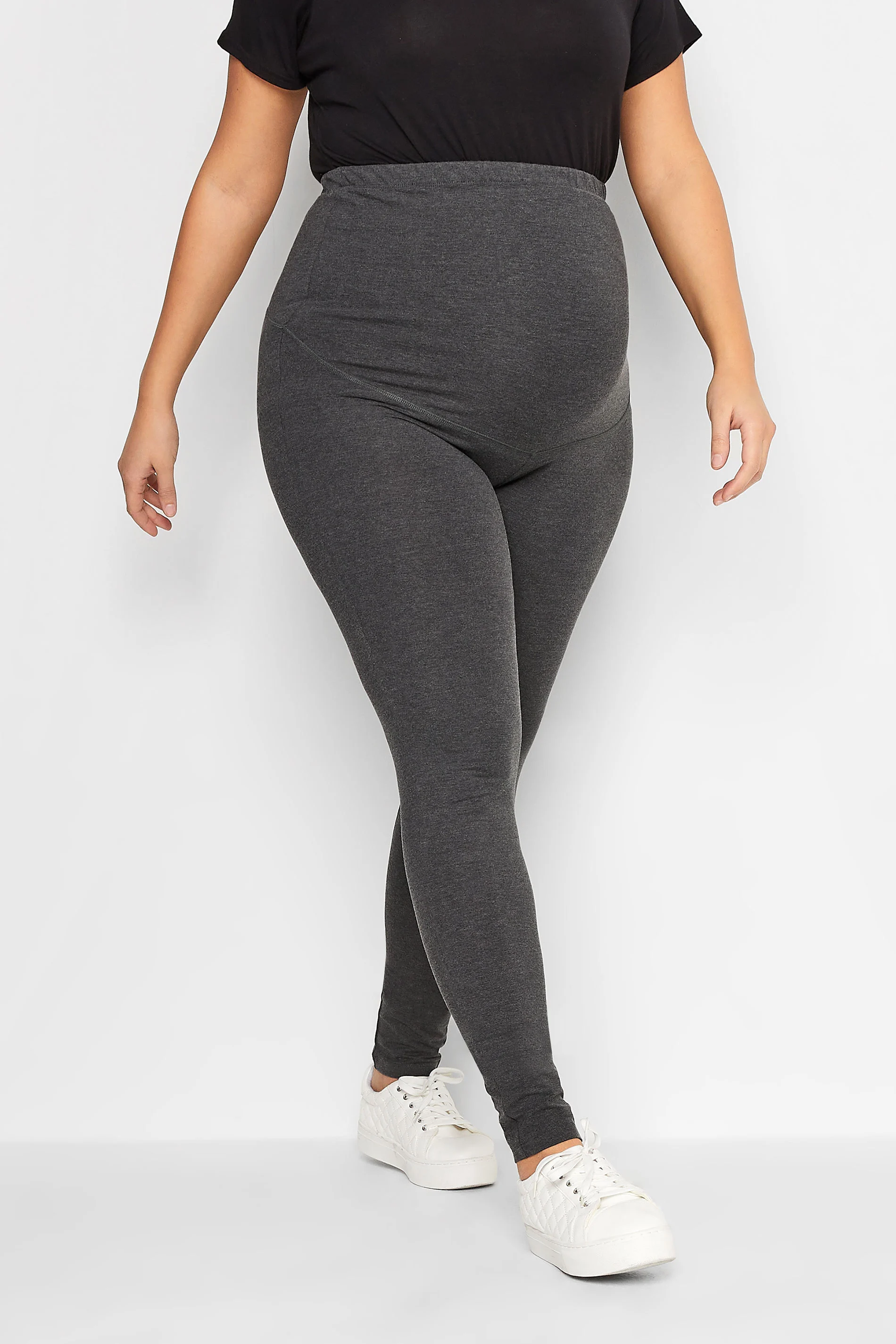 LTS LTS Tall Maternity Charcoal Grey Stretch Leggings