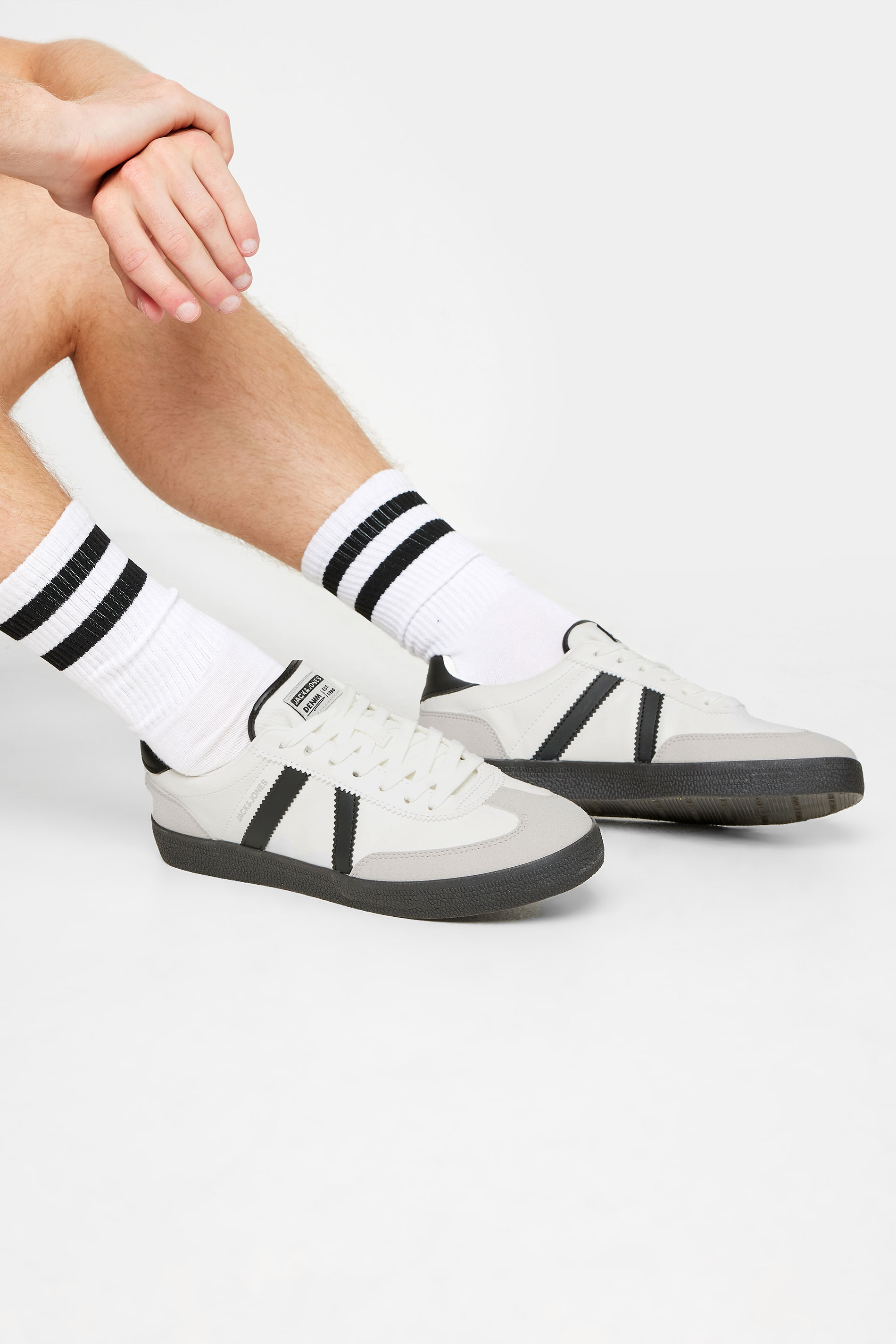 Jack & Jones JACK & JONES Bright White PU Trainers