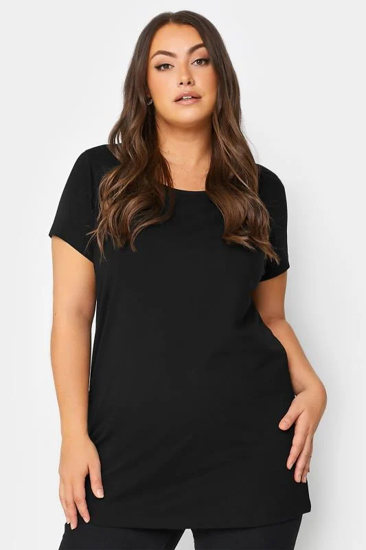 Yours YOURS Curve Black Teddy Maxi Coat