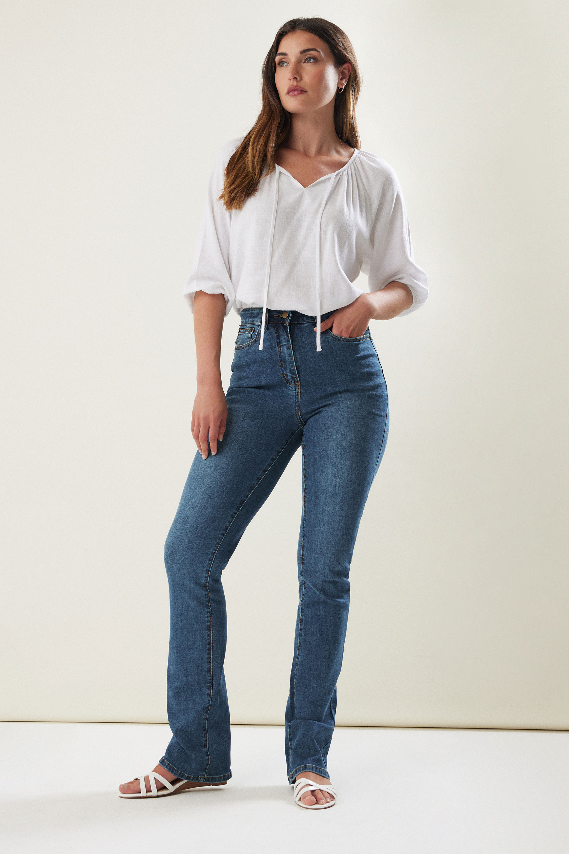 LTS LTS MADE FOR GOOD Tall Dark Blue Bootcut Jeans