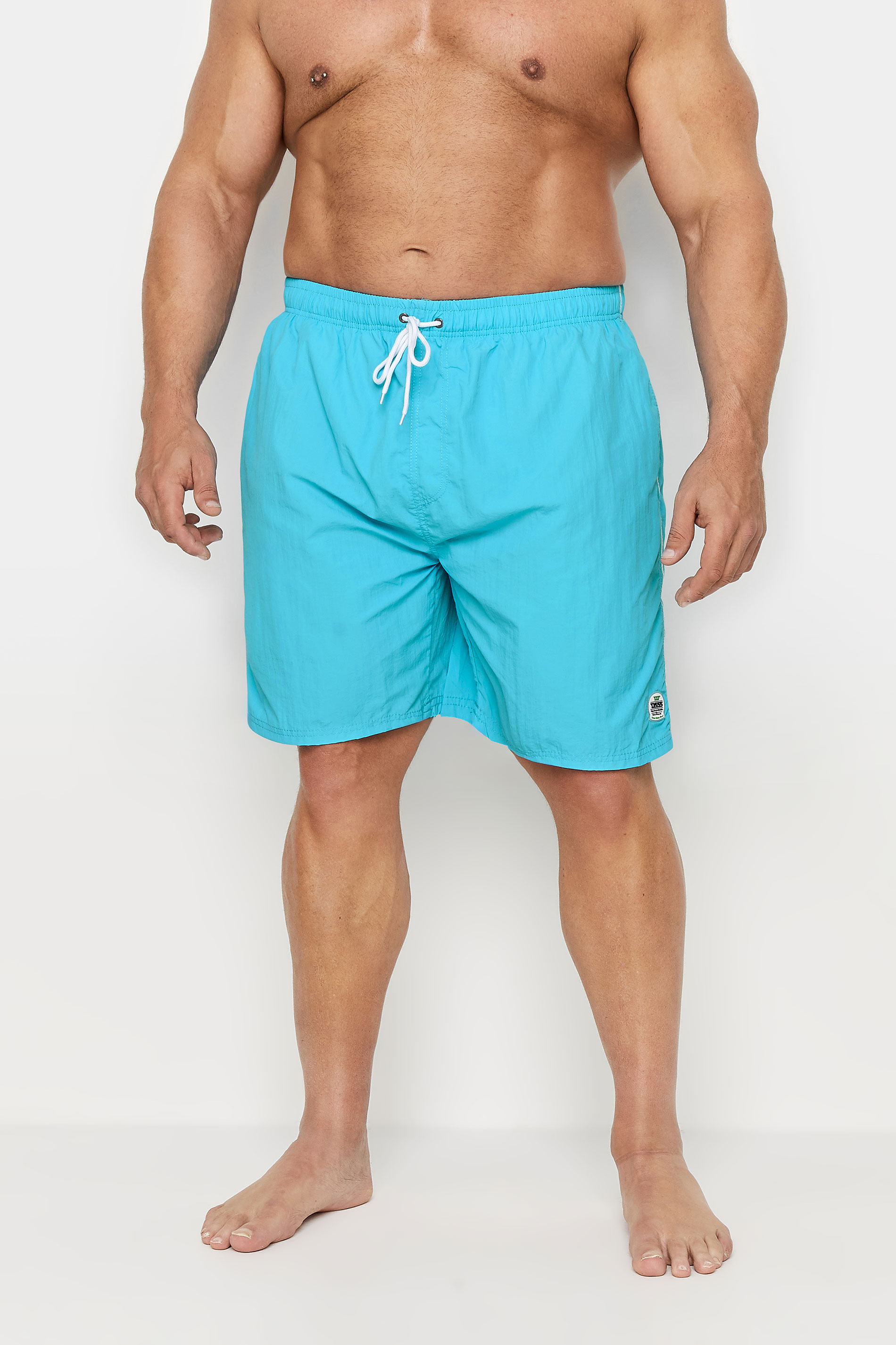 D555 D555 Aqua Blue Swim Shorts