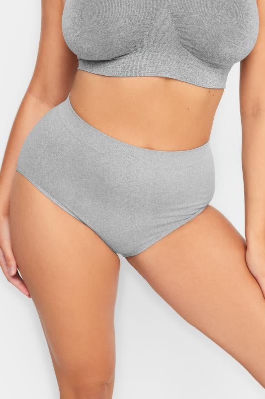 Yours YOURS Grey Seamless Padded Non-Wired Bralette