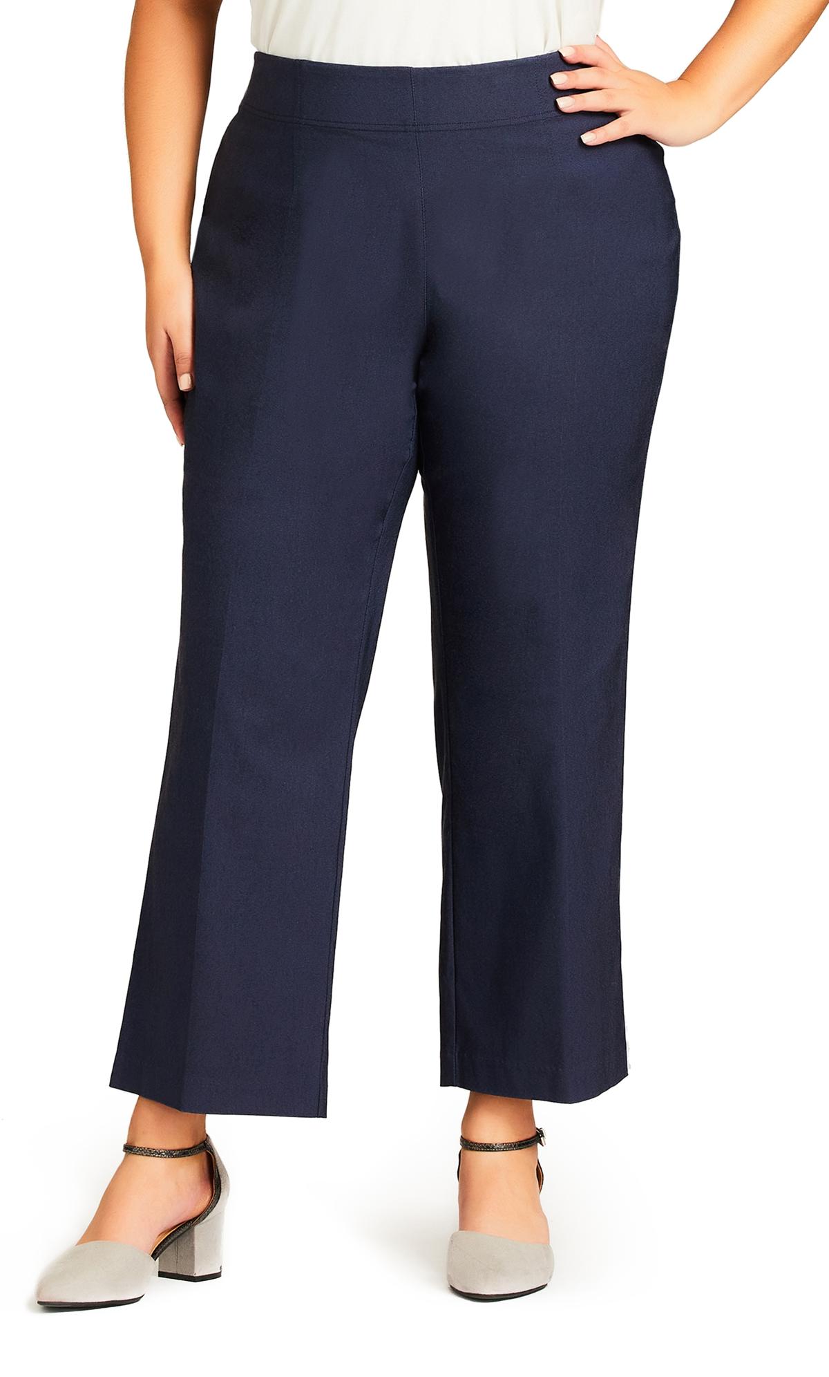 Evans Evans Blue Super Stretch Bootcut Pant Indigo