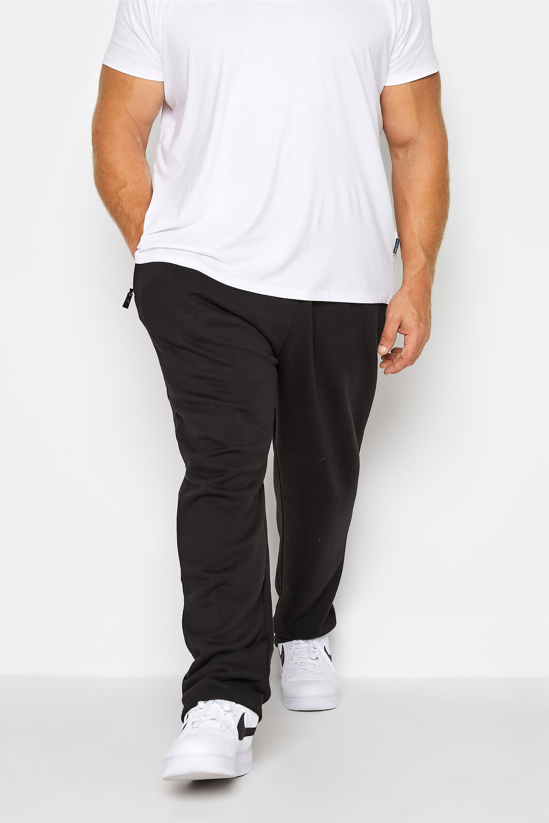 D555 D555 Big & Tall Rockford Black Albert Joggers