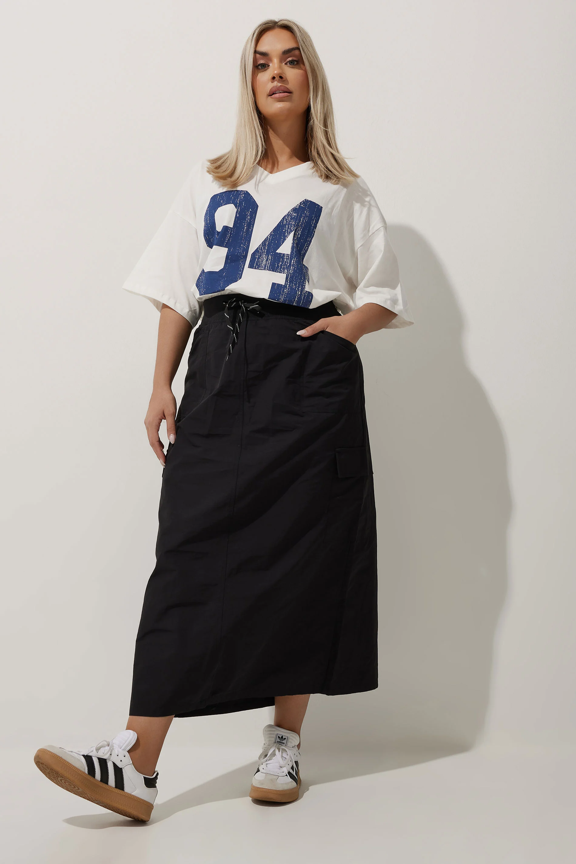 Limited Collection LIMITED COLLECTION Curve Black Cargo Maxi Skirt
