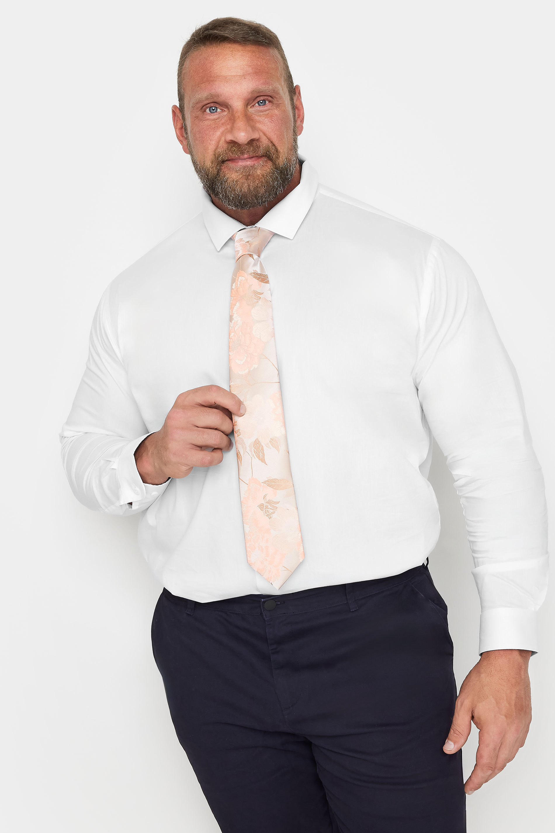 BadRhino BadRhino Tailoring Pink 2 PACK Floral & Dot Print Ties