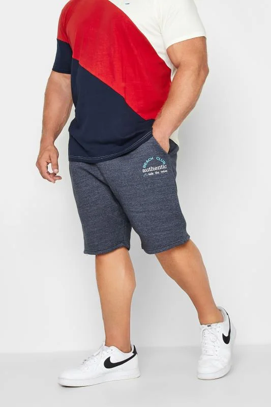 BadRhino BadRhino Big & Tall Denim Blue Marl Authentic Jogger Shorts